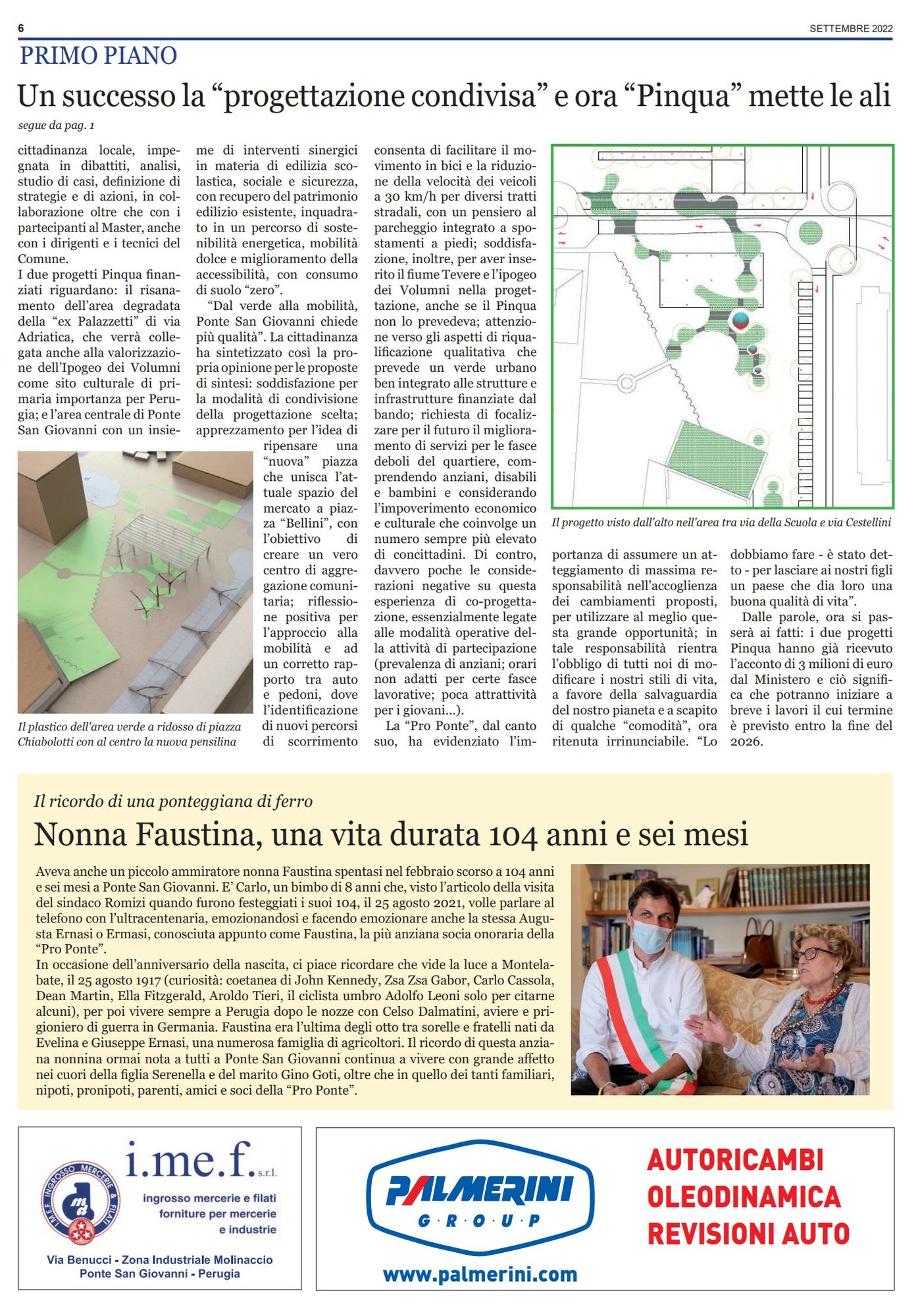 Pro-Ponte, settembre 2022, pagina 6 — seguito dell'articolo sul progetto POP San Giovanni