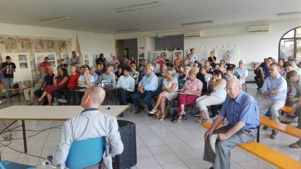 Assemblea pubblica con la cittadinanza a Villa Van Marle